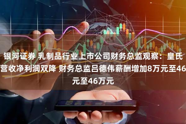 银河证券 乳制品行业上市公司财务总监观察：皇氏集团营收净利润双降 财务总监吕德伟薪酬增加8万元至46万元